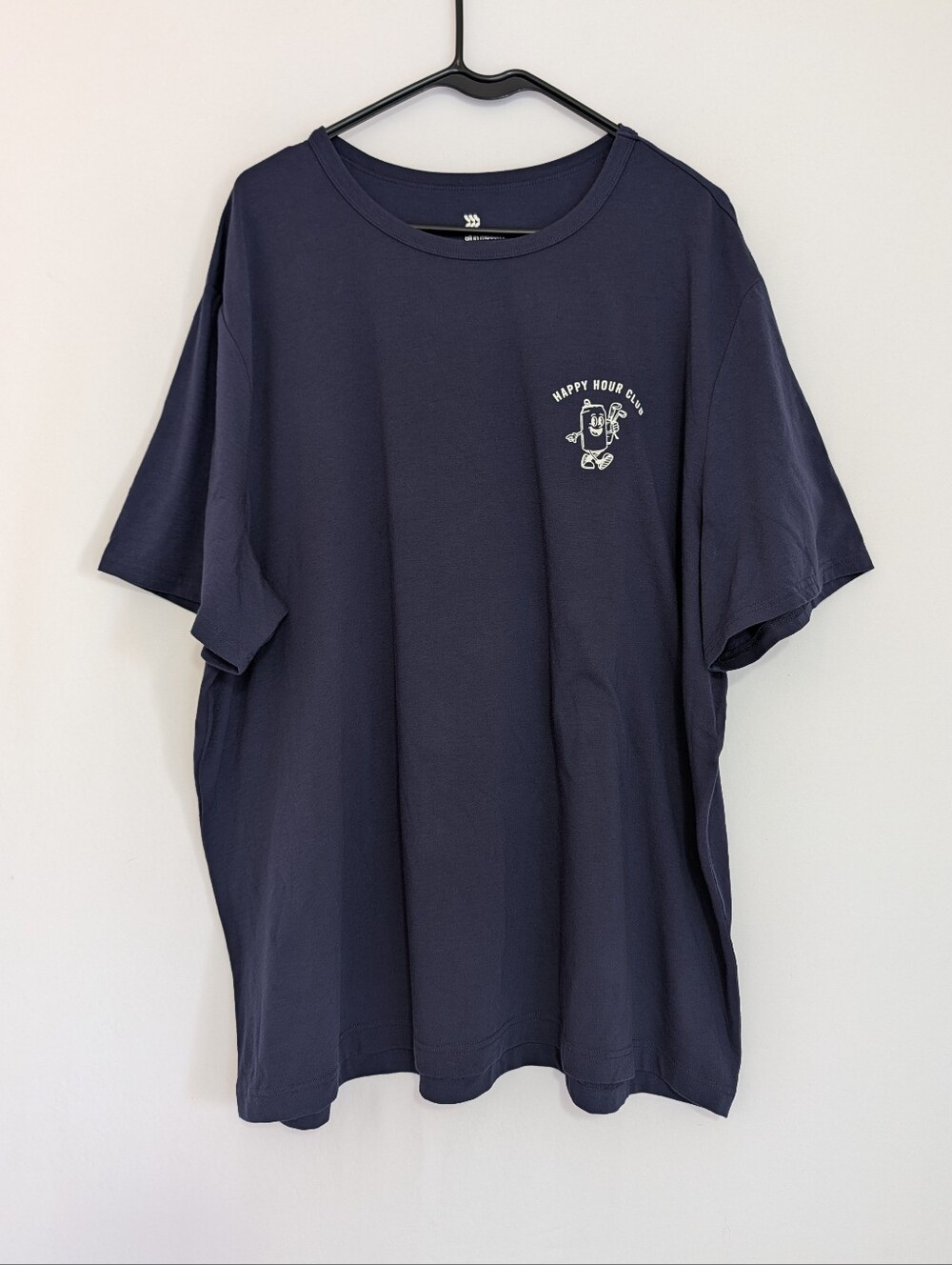All in Motion Happy Hour Club T-Shirt Men's XXL Navy Golf Graphic Tee NWT